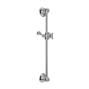 Perrin & Rowe® 1201APC Arcana Slide San Giovanni Holborn Shower, 24 in OAL, Brass, Polished Chrome