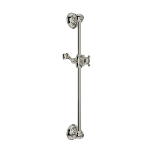 Perrin & Rowe® 1201PN Arcana Slide San Giovanni Holborn Shower, 24 in OAL, Brass, Polished Nickel