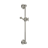 Perrin & Rowe® 1201PN Arcana Slide San Giovanni Holborn Shower, 24 in OAL, Brass, Polished Nickel