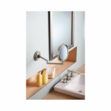 Moen® YB0892BN Mirror, Arris™, 5.94 in Dia x 13.85 in L x 6.65 in W, Brushed Nickel