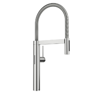 Blanco 527470 Culina II Kitchen Faucet, 1.5 gpm Flow Rate, PVD Steel, 1 Handle, 1 Faucet Hole, Commercial