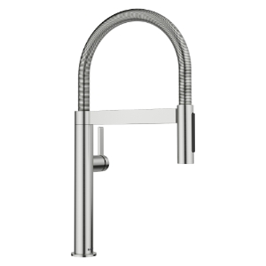 Blanco 527479 Culina II Kitchen Faucet, 1.5 gpm, PVD Steel, 1 Handle, 1 Faucet Hole, Commercial