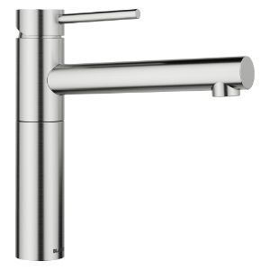 Blanco 527569 Bar Faucet, Alta II, PVD Steel, 1 Handle, 1.5 gpm