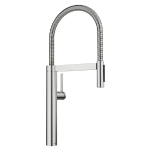 Blanco 527472 Culina II Semi-Pro Kitchen Faucet, 1.5 gpm Flow Rate, PVD Steel, 1 Handle, 1 Faucet Hole, Commercial