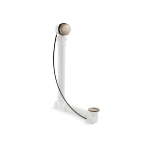Kohler® 7213-BV Clearflo Cable Bath Drain With Pvc Tubing, Vibrant Brushed Bronze