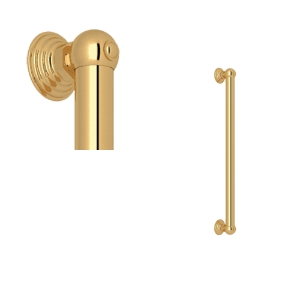 Rohl® 1260IB Traditional Grab Bar, 18 in L, Italian Brass