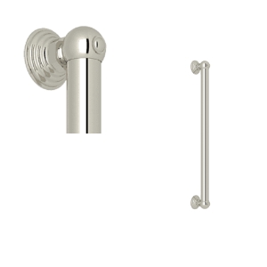 Perrin & Rowe® 1260PN Spa Decorative Grab Palladian, 18 in L, Polished Nickel, Solid Brass