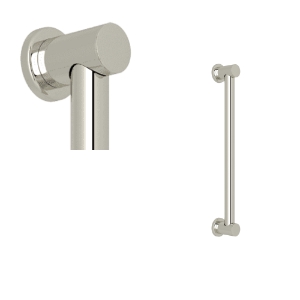 Perrin & Rowe 1265PN Lombardia® Decorative Grab Palladian, 18 in L, Polished Nickel, Solid Brass