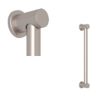 Perrin & Rowe 1265STN Lombardia® Decorative Grab Palladian, 18 in L, Satin Nickel, Solid Brass