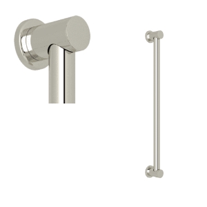 Perrin & Rowe® 1266PN Lombardia® Decorative Grab Palladian, 24 in L, Polished Nickel, Solid Brass