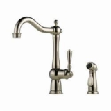 Brizo® 61136LF-PN Tresa® Kitchen Faucet With Spray, 1.8 gpm Flow Rate, 360 deg Swivel Spout, Polished Nickel, 1 Handle