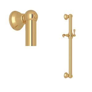 Rohl® 1271IB Traditional Grab Bar, 24 in L, Italian Brass