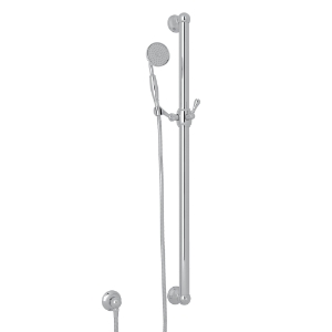Perrin & Rowe 1272EAPC Rohl Cross Collection Handshower Hand Set Single-Function, 1-Function Shower Head, 1.8 gpm Flow Rate, 59 in L Hose, Polished Chrome