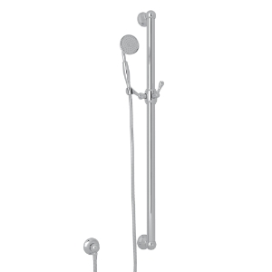 Perrin & Rowe 1272EAPC Cross Collection Handshower Hand Set Single-Function, 1-Function Shower Head, 1.8 gpm Flow Rate, 59 in L Hose, Polished Chrome