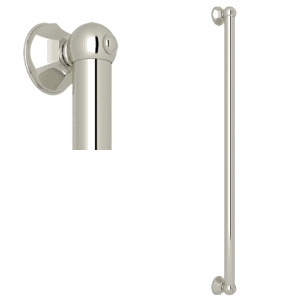 Perrin & Rowe® 1279PN Italian Country Bath Decorative Grab Palladian, 36 in L, Polished Nickel, Solid Brass