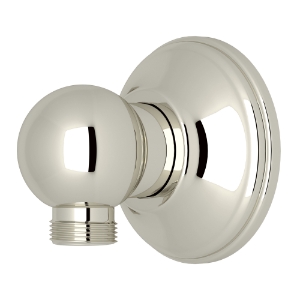 Perrin & Rowe 1295PN Rohl Cross Collection Handshower Outlet Mount Riser Pair, Brass, Nickel