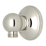 Perrin & Rowe 1295PN Cross Collection Handshower Outlet Mount Riser Pair, Brass, Satin Nickel