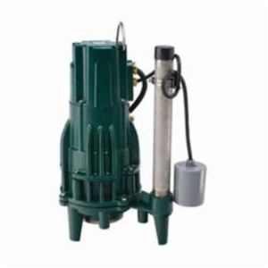 Zoeller® The Shark® 820-0011 Single Directional Grinder Pump, 47 gpm Max Flow, Automatic, 107 ft Max Head, 230 VAC, 1 ph