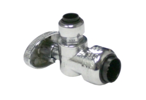 EPC TECTITE™ 10177500 228 Push Angle Stop, 1/2 x 1/4 in Nominal, C x C End Style, Brass