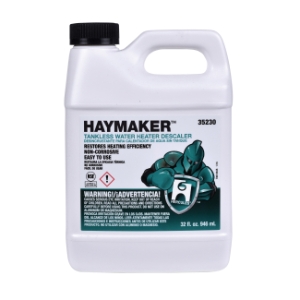 Hercules® Haymaker® 35230 Tankless Water Heater Descaler, 32 oz, Liquid Form, Slight Sugary Odor/Scent