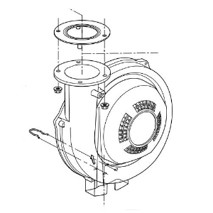 ACV CCRKIT32 Blower Assembly, For Use With Models CC105s, CC125Hs, CC125s, CC150s, CC50s and CC85s Heat Exchanger