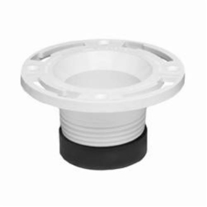 Oatey® 43651 Straight Open Replacement Closet Flange, 4 in Dia Inside, 4 in Pipe, Plastic/PVC