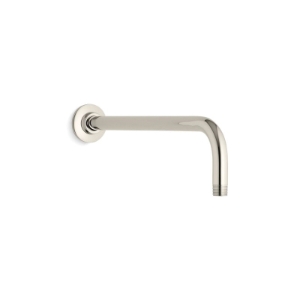 Kohler® 10124-SN Wall Mount Shower Arm and Flange, 14-5/8 in L x 2-1/4 in W Arm, 1/2 in NPT, Vibrant® Polished Nickel