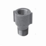 Ward Mfg D.BME Extension Piece, 1/2 in Nominal, FNPT End Style, 150 lb, Malleable Iron, Black