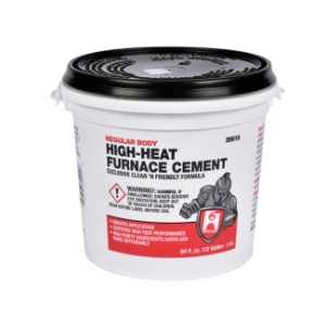 Oatey® 35515 High Heat Furnace Cement, 0.5 gal Bucket, Paste Form, Tan, 1.95