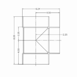 ROYAL P104 P Series, 4 in nominal, Hub end style, SDR 35, PVC