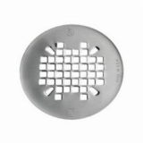 Sioux Chief 827-2SN Replacement Strainer With Snap-In Fingers, 4-1/4 in Nominal, Stainless Steel, Satin