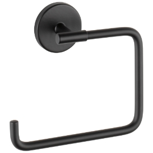 DELTA® 759460-BL Trinsic® Towel Ring, Matte Black