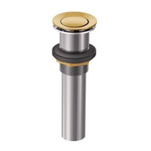 Moen® 140780BG Push Button Drain, Brushed Gold