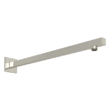 Perrin & Rowe 1410/16PN Cross Collection Wall Mount Shower Arm Ceiling, Satin Nickel