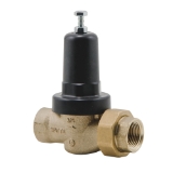 WATTS® 0125561 LFRC105 Pressure Reducing Valve, 3/4 in Nominal, NPT Inlet x FNPT Union Outlet End Style, 25 to 75 psi Pressure, Copper Silicon Alloy Body