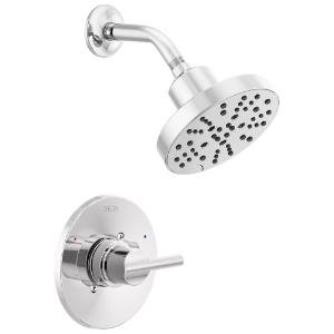 DELTA® 142749 Monitor® 14 Nicoli™ Faucet Shower Head, 1.75 gpm Max Flow, 5 Sprays, Wall Mounting, Chrome