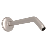 Perrin & Rowe 1440/8STN Cross Collection Wall Mount Shower Arm Ceiling, Satin Nickel