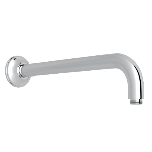 Perrin & Rowe 1455/12APC Cross Collection Wall Mount Shower Arm Ceiling, Polished Chrome