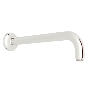 Perrin & Rowe 1455/12PN Cross Collection Wall Mount Shower Arm Ceiling, Satin Nickel