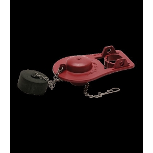 Fluidmaster® PRO SERIES™ PRO55R Universal Adjustable Toilet Flapper, Rubber, Red