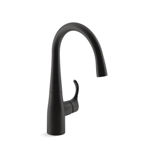 Kohler® 22034-BL Bar Sink Faucet, Simplice®, Matte Black, 1 Handle, 1.5 gpm