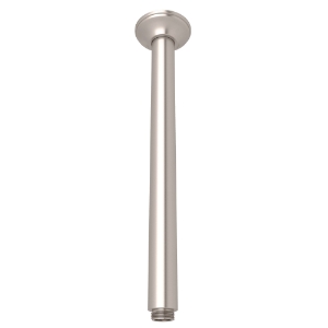 Rohl® 1505/12STN Cross Collection Wall Mount Shower Arm Ceiling, Satin Nickel