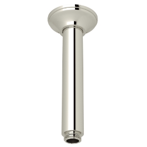 Rohl® 1505/6PN Cross Collection Wall Mount Shower Arm Ceiling, Satin Nickel