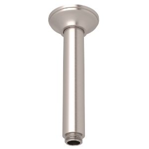Rohl® 1505/6STN Cross Collection Wall Mount Shower Arm Ceiling, Satin Nickel