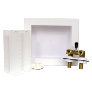 Oatey® Quadtro® 38535 Washing Machine Outlet Box without Hammer, Single Lever, Copper CPVC, Standard Pack