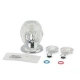 Moen® 156723 Hot/Cold Handle Kit, Chrome