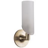 Brizo® 697075-GL Odin™ Light Sconce, (1) Candelabra Lamp, 60 W Fixture, Luxe Gold Housing