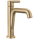 DELTA® 15849LF-CZ Nicoli™ Single Handle Bathroom Faucet, 1.2 gpm, 4-7/8 in H Spout, 1 Handle, 1 or 3 Faucet Holes, Champagne Bronze