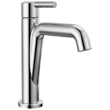 DELTA® 15849LF Nicoli™ Single Handle Bathroom Faucet, 1.2 gpm Flow Rate, 4-7/8 in H Spout, 1 Handle, 1 or 3 Faucet Holes, Chrome