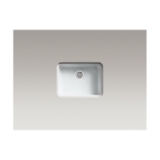 Kohler® 6585-FF Iron/Tones® Kitchen Sink, Sea Salt™, Rectangular Shape, 21 in L x 16 in W x 7-1/2 in D Bowl, 24-1/4 in L x 18-3/4 in W x 8-1/4 in H, Top/Undermount, Enameled Cast Iron